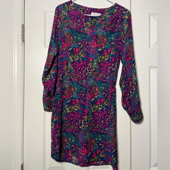 Britt Ryan Silk Printed Dress Size Small EUC - Picture 4 of 9